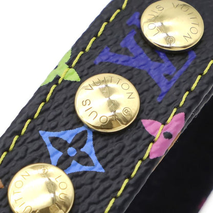 Louis Vuitton Bracelet Southcoat Monogram Multicolor GP Noir Black Gold