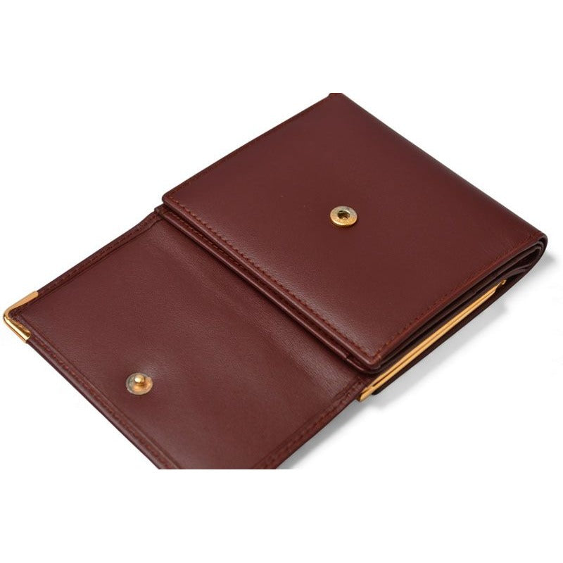 Cartier Folded Wallet Trifold Vintage Must de Cartier Bordeaux — view 11