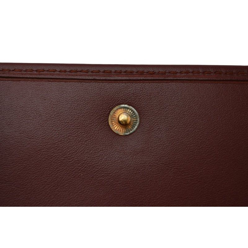 Cartier Folded Wallet Trifold Vintage Must de Cartier Bordeaux — view 10