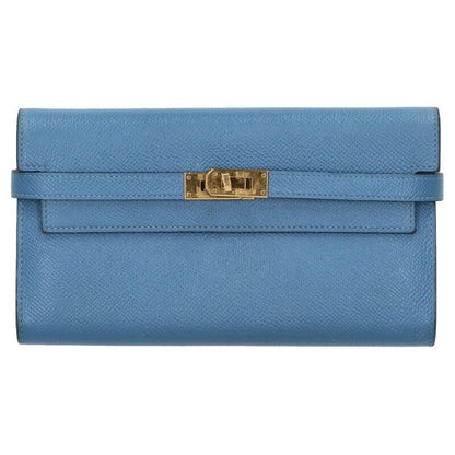 Hermes Kelly Wallet Engraved C Ghardware Vaux Epson Wallet Men's