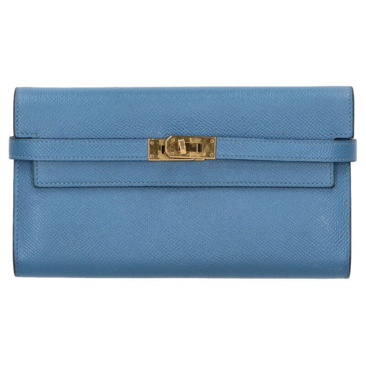 Hermes Kelly Wallet Engraved C Ghardware Vaux Epson Wallet Men's