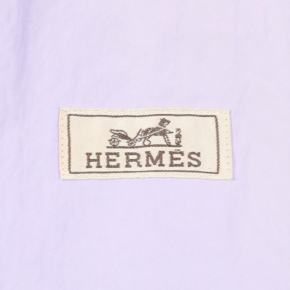 Hermes Drawstring Hooded Nylon Coat — view 3