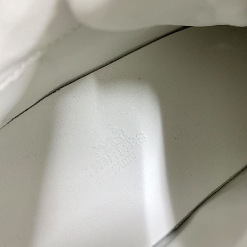 Hermes Daydream Sneakers High Cut Sneakers Shoes Kelly Hardware Leather White