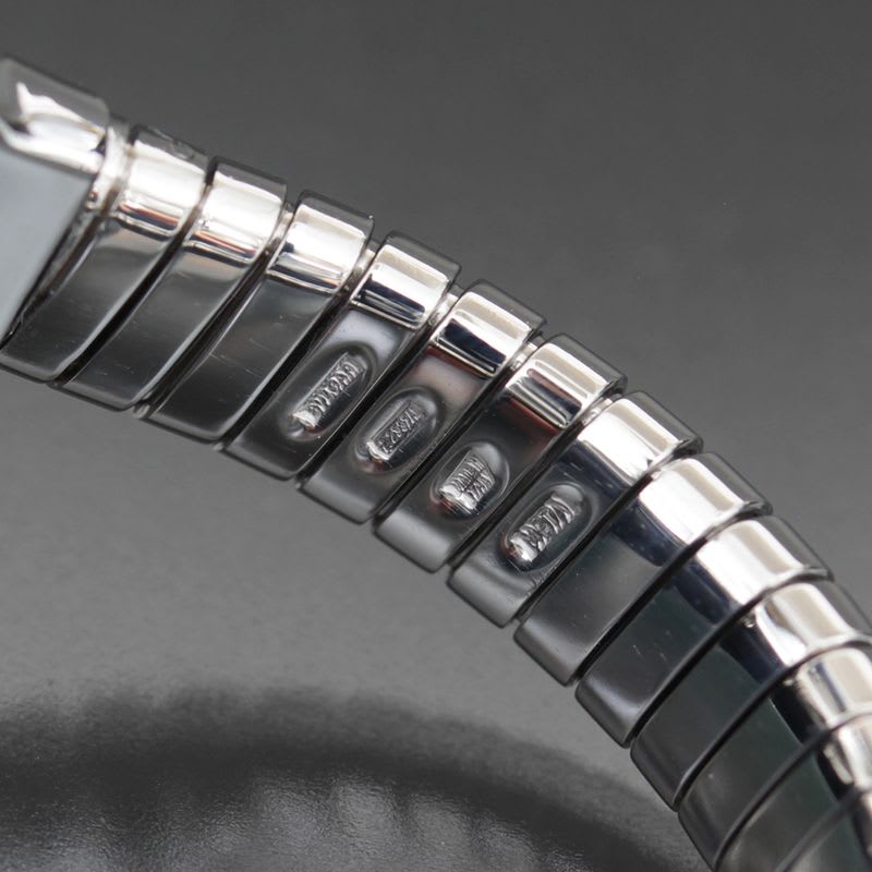 Bvlgari Tubogas Bangle Onyx 25.2 g SS Box E1645