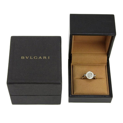 Bvlgari Bulgari Flip 18kwhite Gold × Lapis Lazuli × Diamonds #10.5 Ladies 6.3g