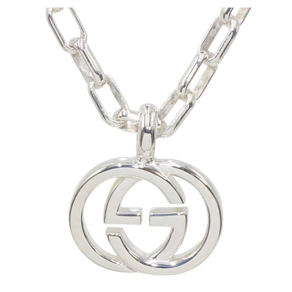 Gucci SV 925 Interlocking G Chain Necklace