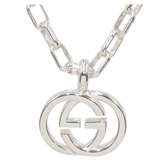 Gucci SV 925 Interlocking G Chain Necklace