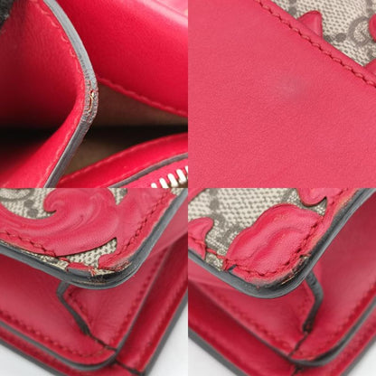 Gucci Dionysuso Scuff Dd X Multicolor PVC Coated Canvas X Leather 400249i0196570