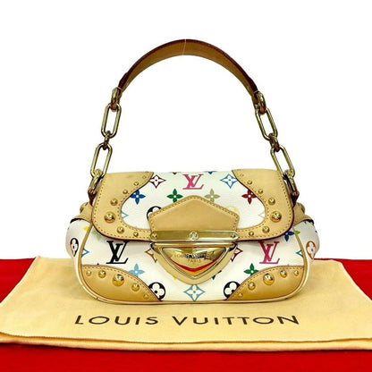 Louis Vuitton Marilyn Monogram Multicolor Leather Shoulder Bag Blanc White