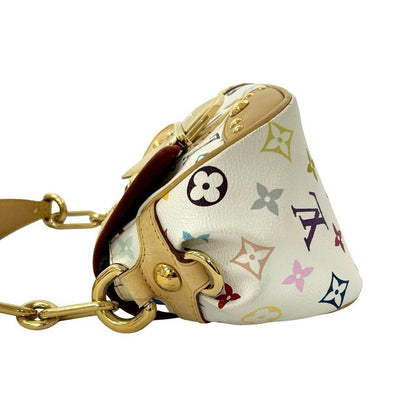 Louis Vuitton Marilyn Monogram Multicolor Leather Shoulder Bag Blanc White — view 5