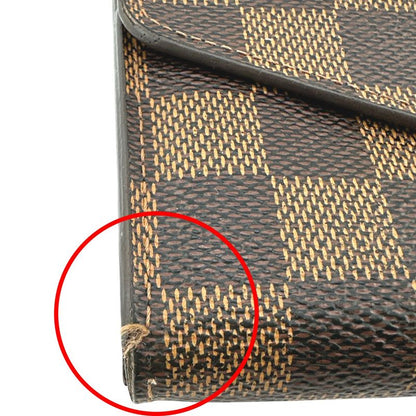 Louis Vuitton N63209 Damier Round Zipper Portefeuille Sarah Long Wallet Louis