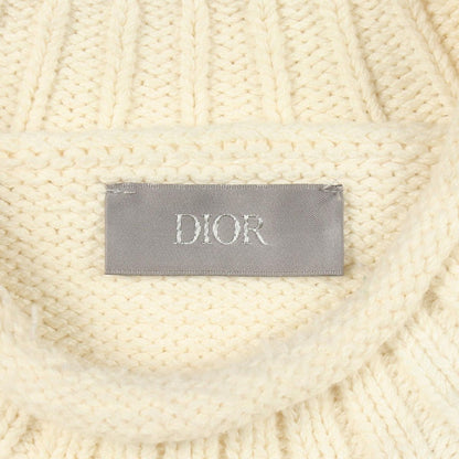 Dior Knit Wool Sweater White Orange — view 3