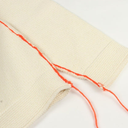 Dior Knit Wool Sweater White Orange — view 9