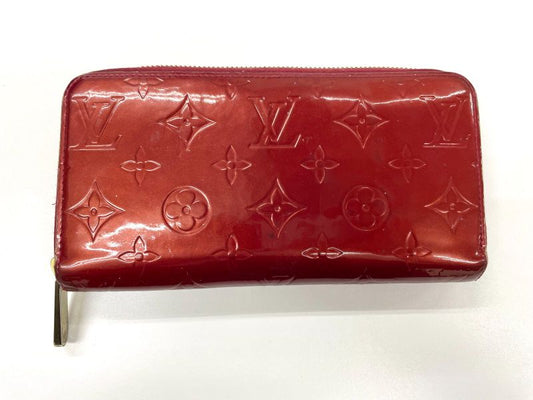Louis Vuitton Monogram Vernis Zippy Wallet Round Zip Wallet Long Wallet M90200