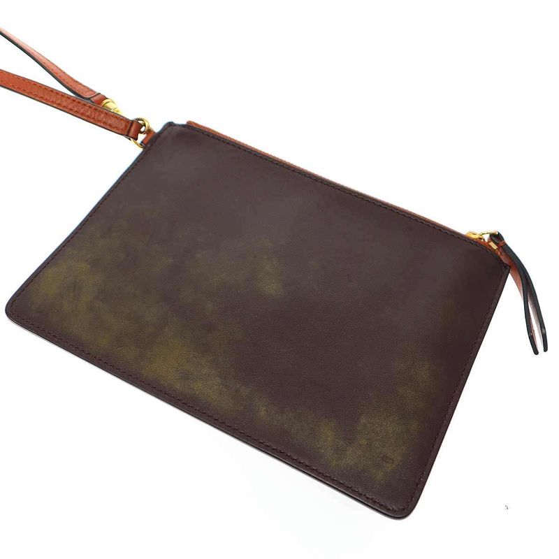 Celine Twisted Cabas Leather Shoulder Bag U-Cu-1106 Brown