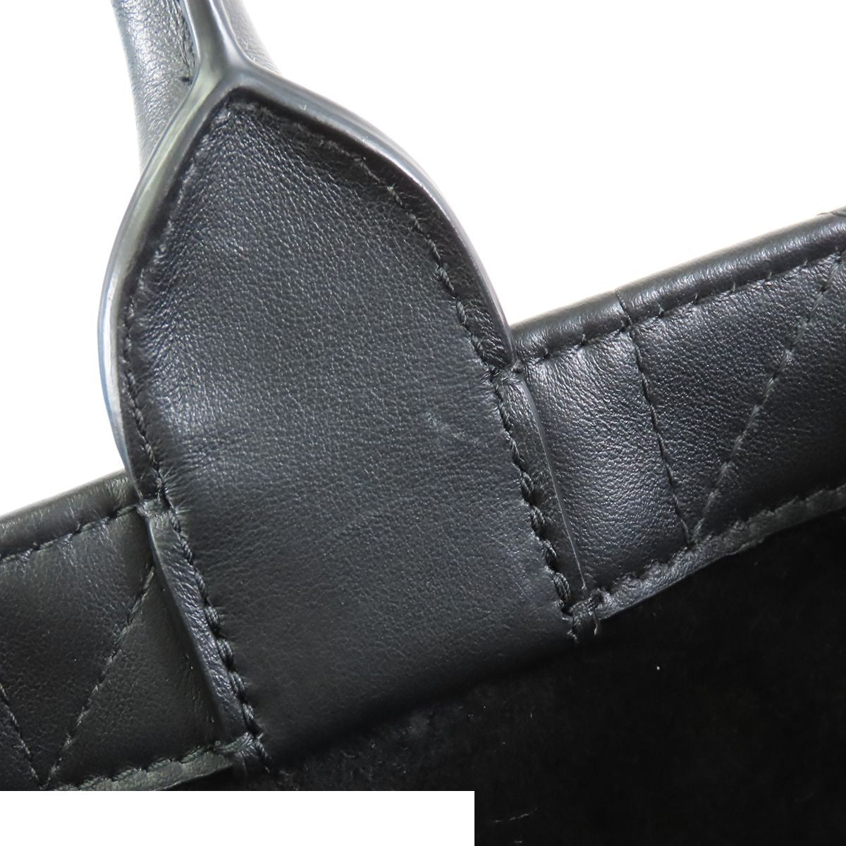 Dior Book Tote Black Leather Cannage 2-Way Shoulder Bag — view 7