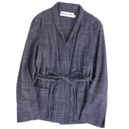 Dior Jacket Cotton Silk Indigo Bull