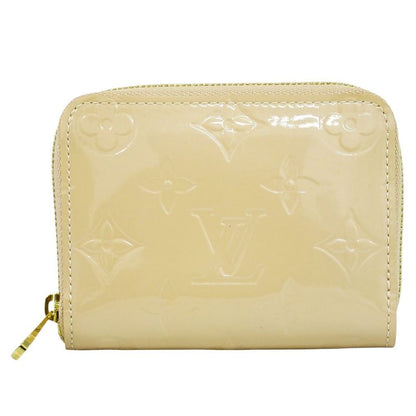 Authentic Louis Vuitton LV Zippy Coin Purse Vernis Leather Coin Case Rose