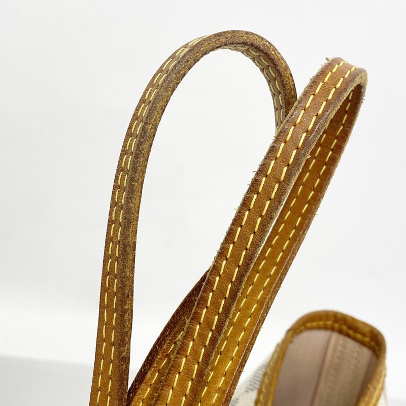 Louis Vuitton Tote Bag Damier Azure Neverfull MM N41605 White Rose Ballerine