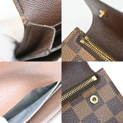 Louis Vuitton Long Wallet Damier Portefeuille Accordion Fold Wallet N60002