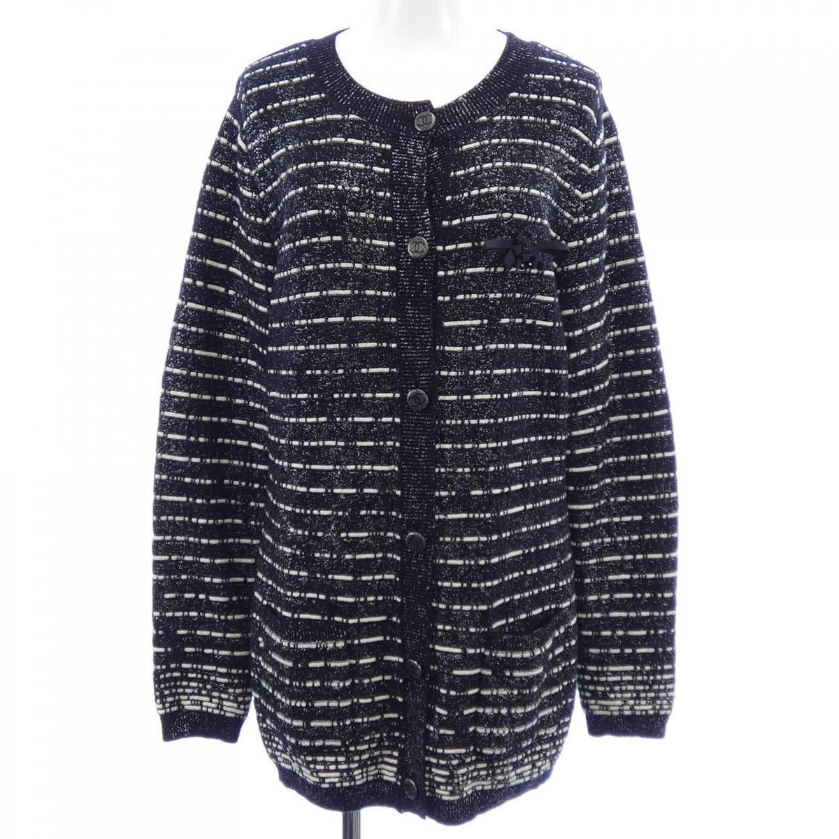 Chanel Long Cardigan Black
