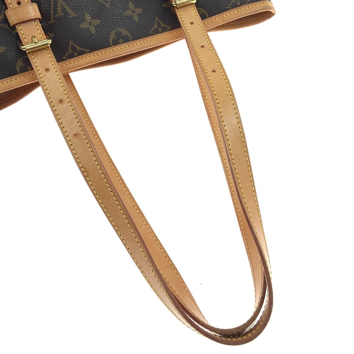 Louis Vuitton Monogram Bucket GM Shoulder Bag M42236 Brown
