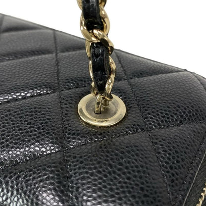 Chanel Vanity Bag Matelasse Ap1341 Black Chain Shoulder/gold Hardware