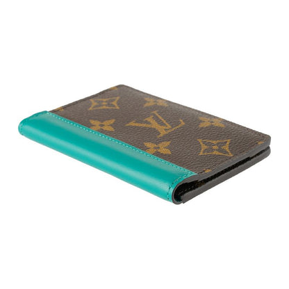 Louis Vuitton Card Case Organizer De Poche Brown/borneo Green