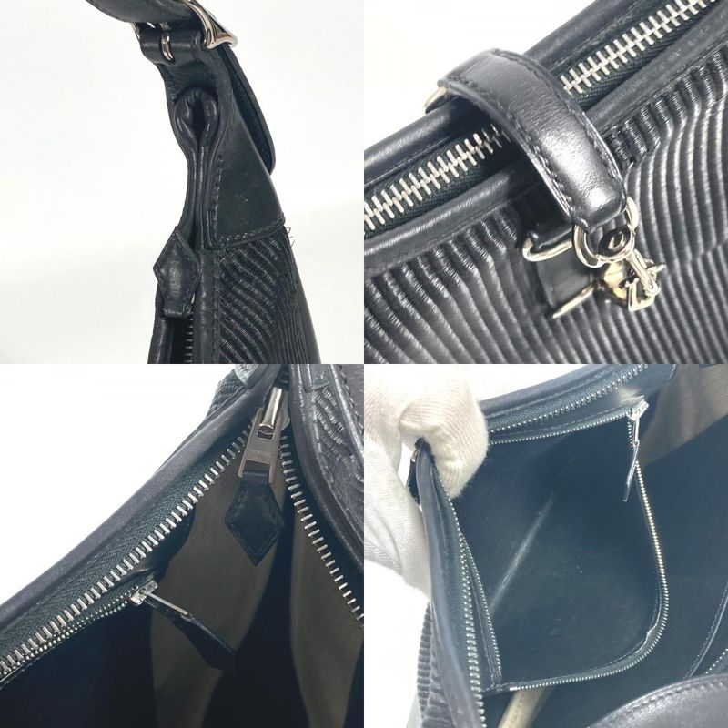 Hermes Shoulder Bag Trim 31 Trim 31 Straw Black