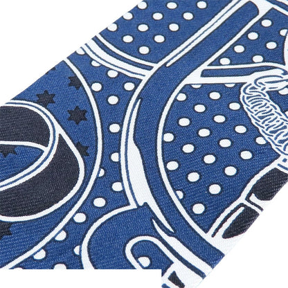 Hermes Twilly Scarf Marine Vert Soji White Silk Apron d'Or Bandana — view 6