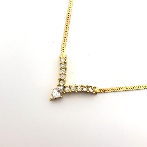 Dior Stone Necklace Gold