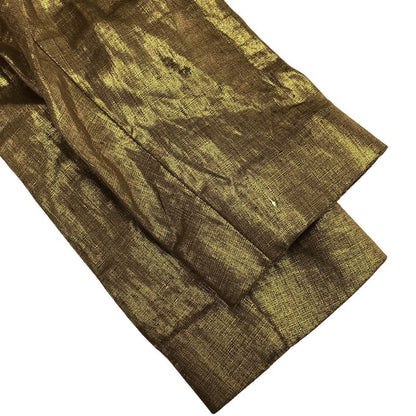 Christian Dior Shiny Linen Coat 7c12088070 Gold F38