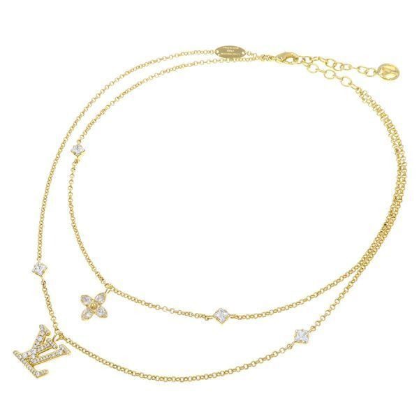 Louis Vuitton Necklace Gold