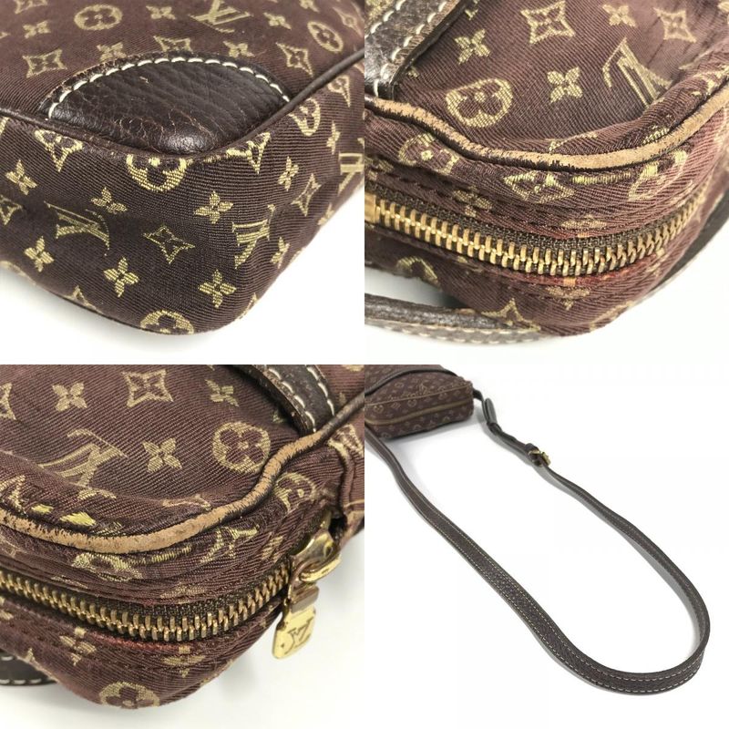 Louis Vuitton Shoulder Bag Danube M95228 Monogram Mini Lin Canvas Brown