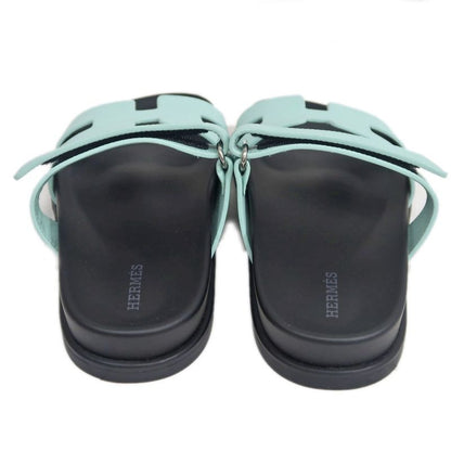 Hermes Chypre Sandals Size 36 Blue Crystal Black Apparel — view 6