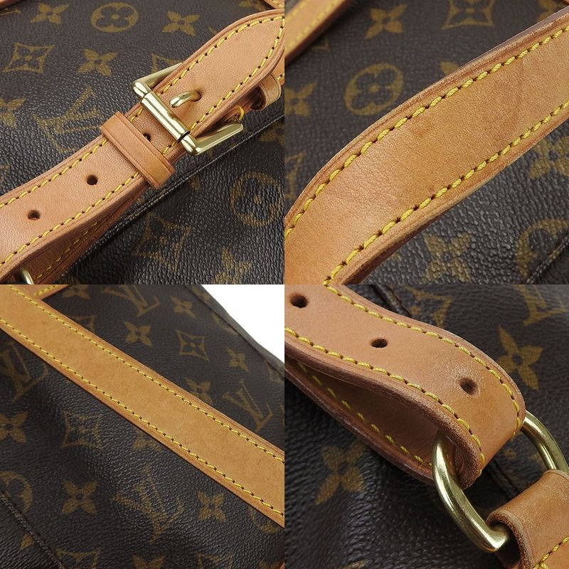 Louis Vuitton Backpack Sac Backpack Montsourismm M51136 Monogram Leather Gold