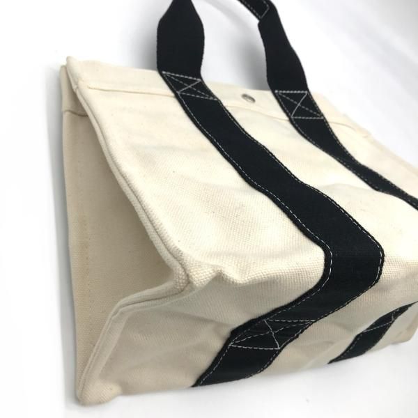 Hermes Canvas Bora Hand Bag White