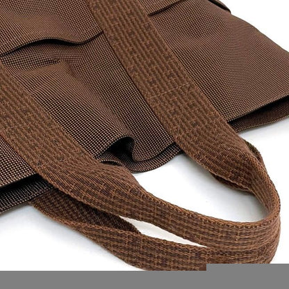 Hermes Tote Bag Her Line Cabas Brown Yale Excellent Condition
