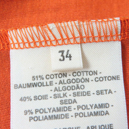 Hermes 23AW Cotton Silk Crewed Cell With Patch Mock Neck Long Sleeve Sweatshirt