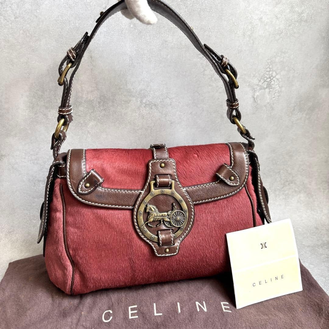 Celine Calf Hair Shoulder Bag