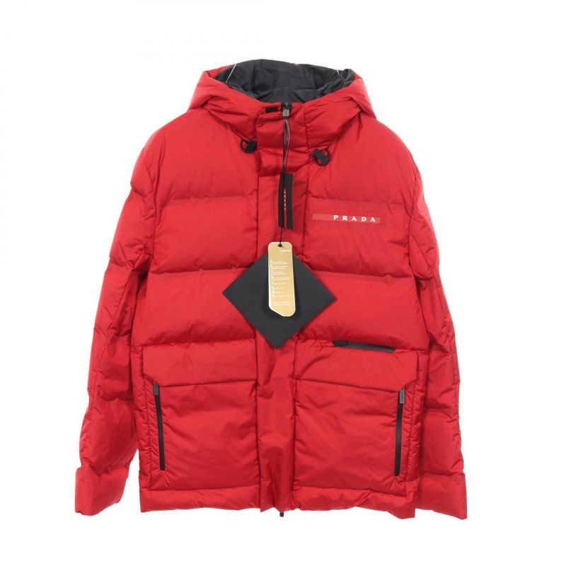 Prada Sport Linea Rossa Down Jacket Tex Light Hooded