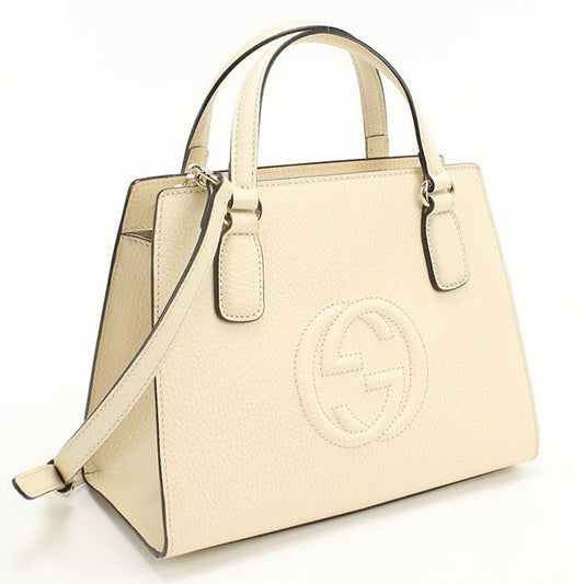 Gucci 2-Way Soho Handbag Leather