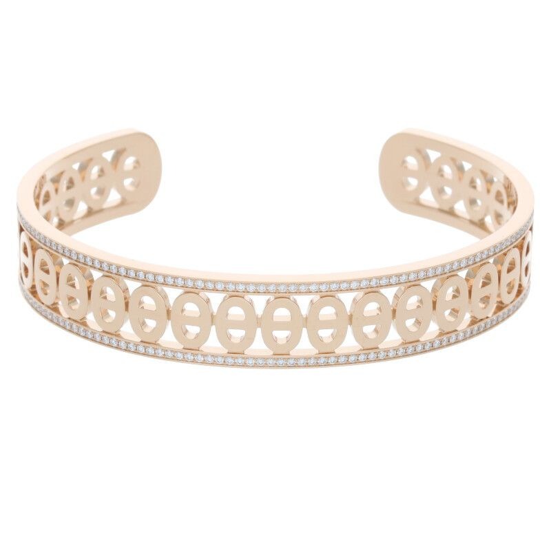 Hermes Chaine D'ancre Divine Bangle Bracelet Women SH