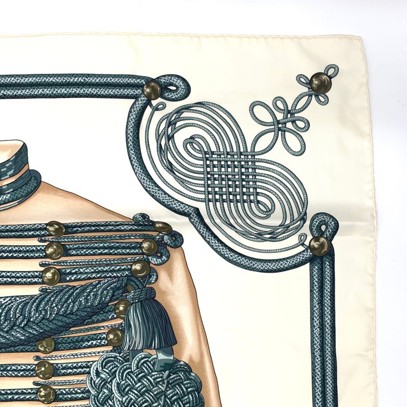 Hermes Carre 90 Scarf Silk Scarf Brandebourgs Brandenburg