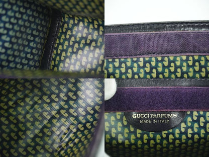 Authentic Gucci Parfums Gucci Parfums Sherry Line Suede Leather Clutch Bag