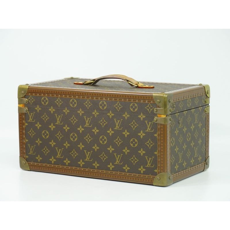 Louis Vuitton Bois Bouteille Monogram Makeup Box Vanity Case Brown — view 2