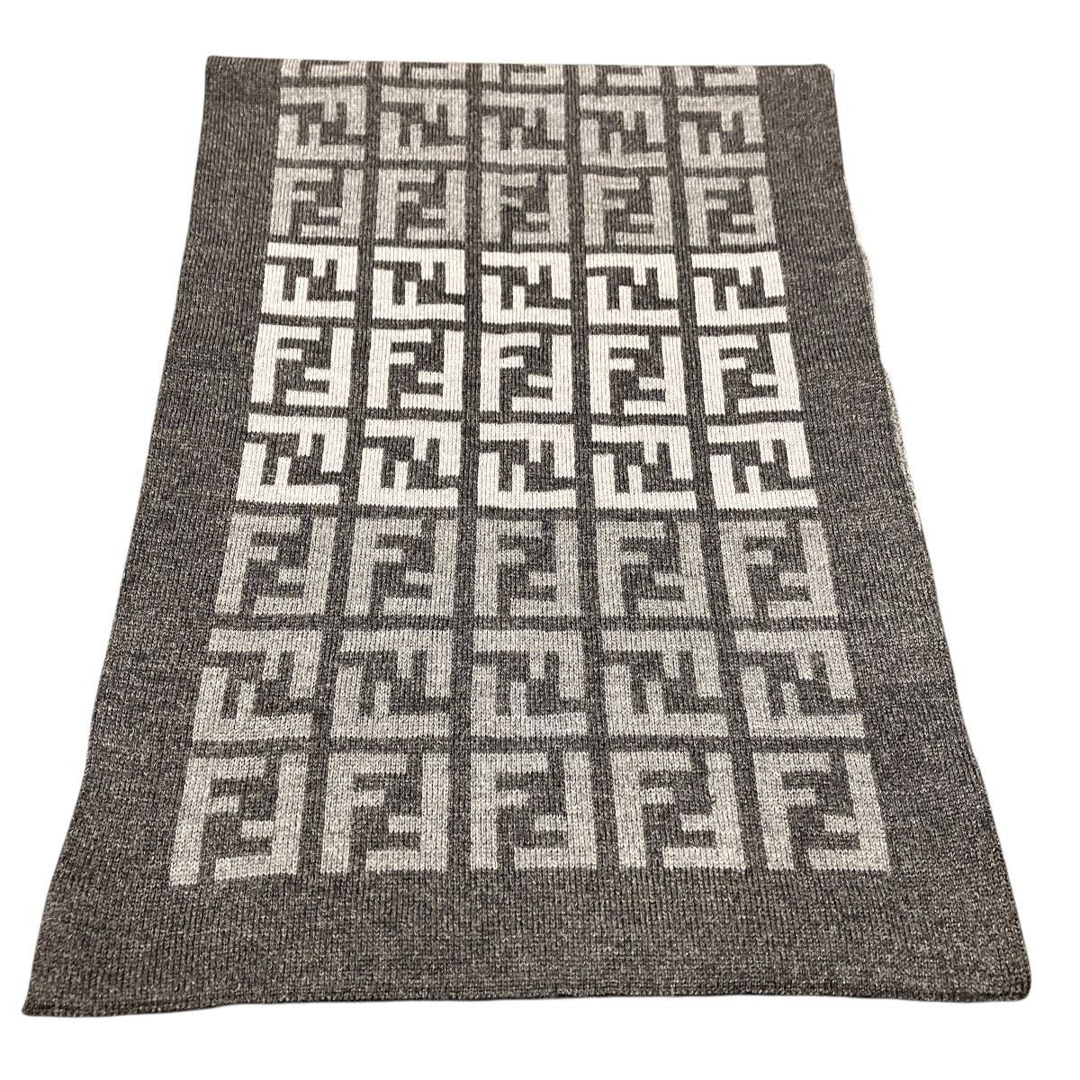 Fendi Scarf Wool Gray