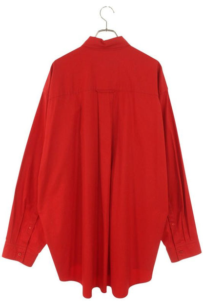 Balenciaga 659027 Tkp08 Chest Pocket Logo Embroidered Oversized Long Sleeve