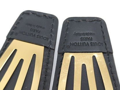 Louis Vuitton Barrette LV Backstage Hair Clip Monogram Brown M01443