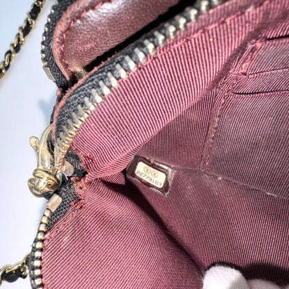 Chanel Super Chain Wallet Shoulder Bag Quilted Lambskin CC Logo Gold Leather — view 15